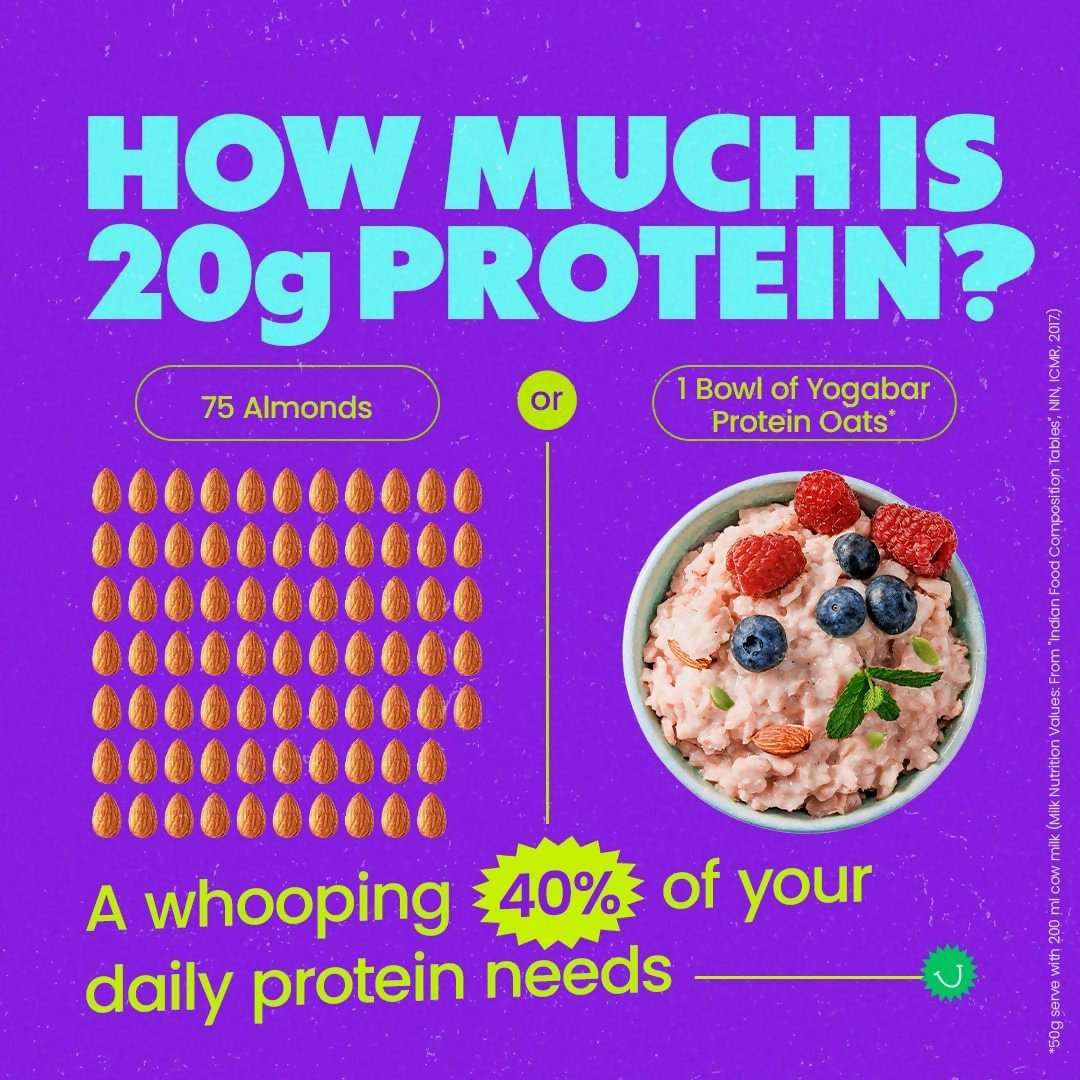 Yoga Bar High Protein Oats | Grocsy