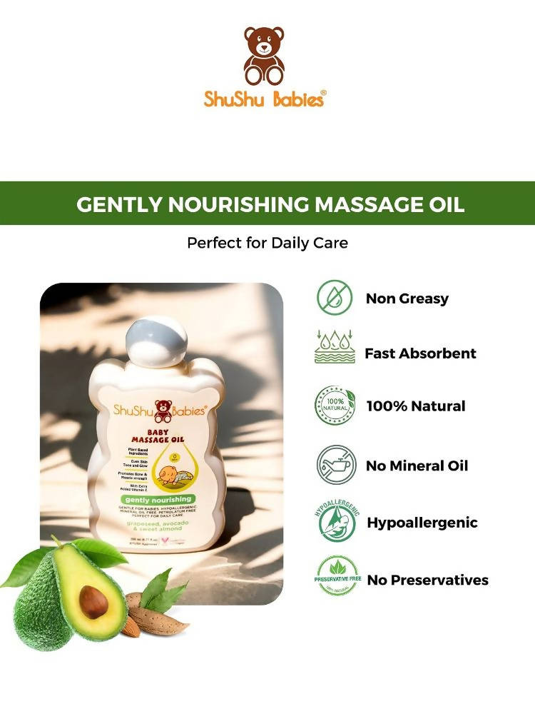 ShuShu Babies Baby Massage Oil | Grocsy