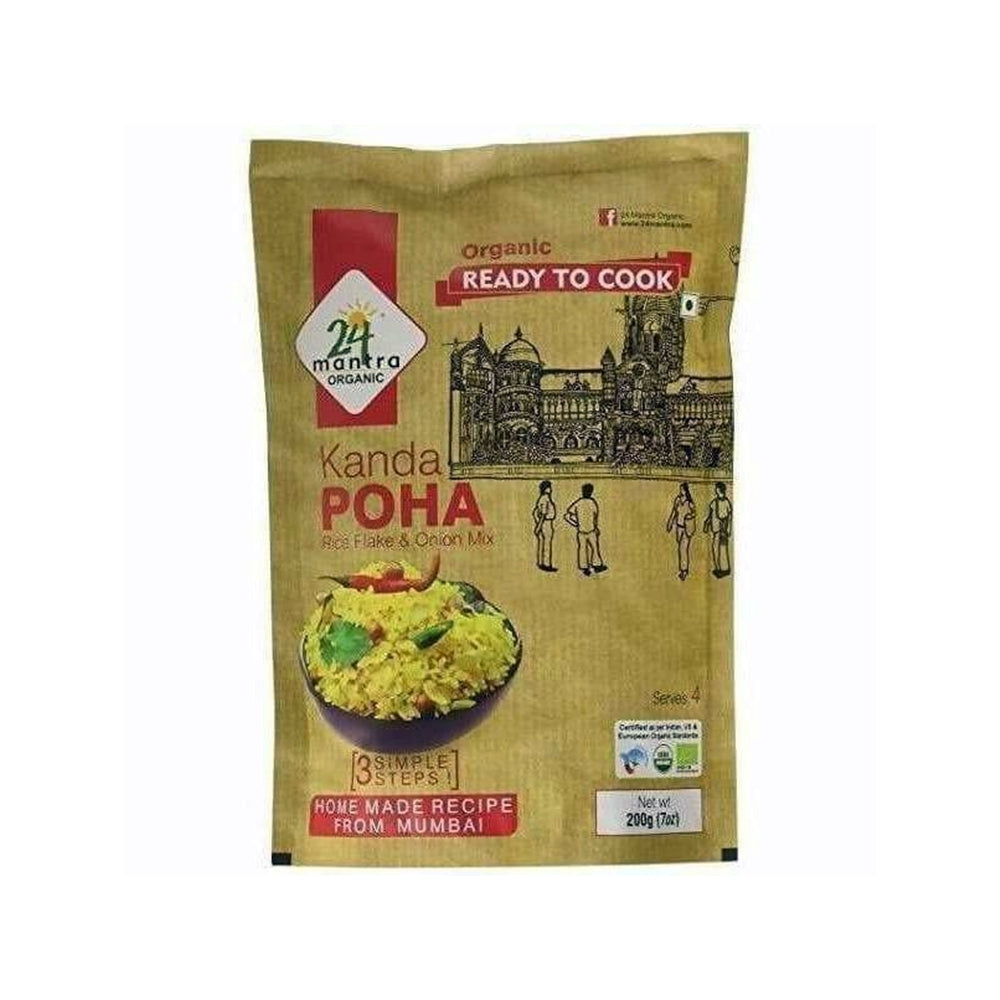 24 Mantra Organic Ready to Cook Kanda Poha | Grocsy