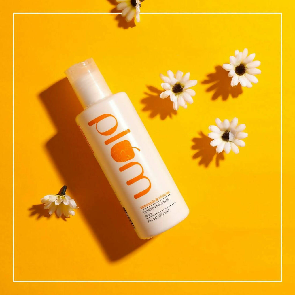 Plum Chamomile & White Tea Calming Antioxidant Toner | Grocsy
