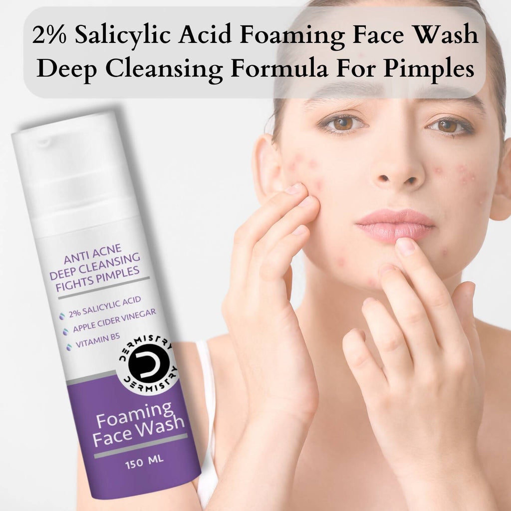Dermistry Salicylic Acid Body Wash & Anti Acne Foaming Face Wash | Grocsy