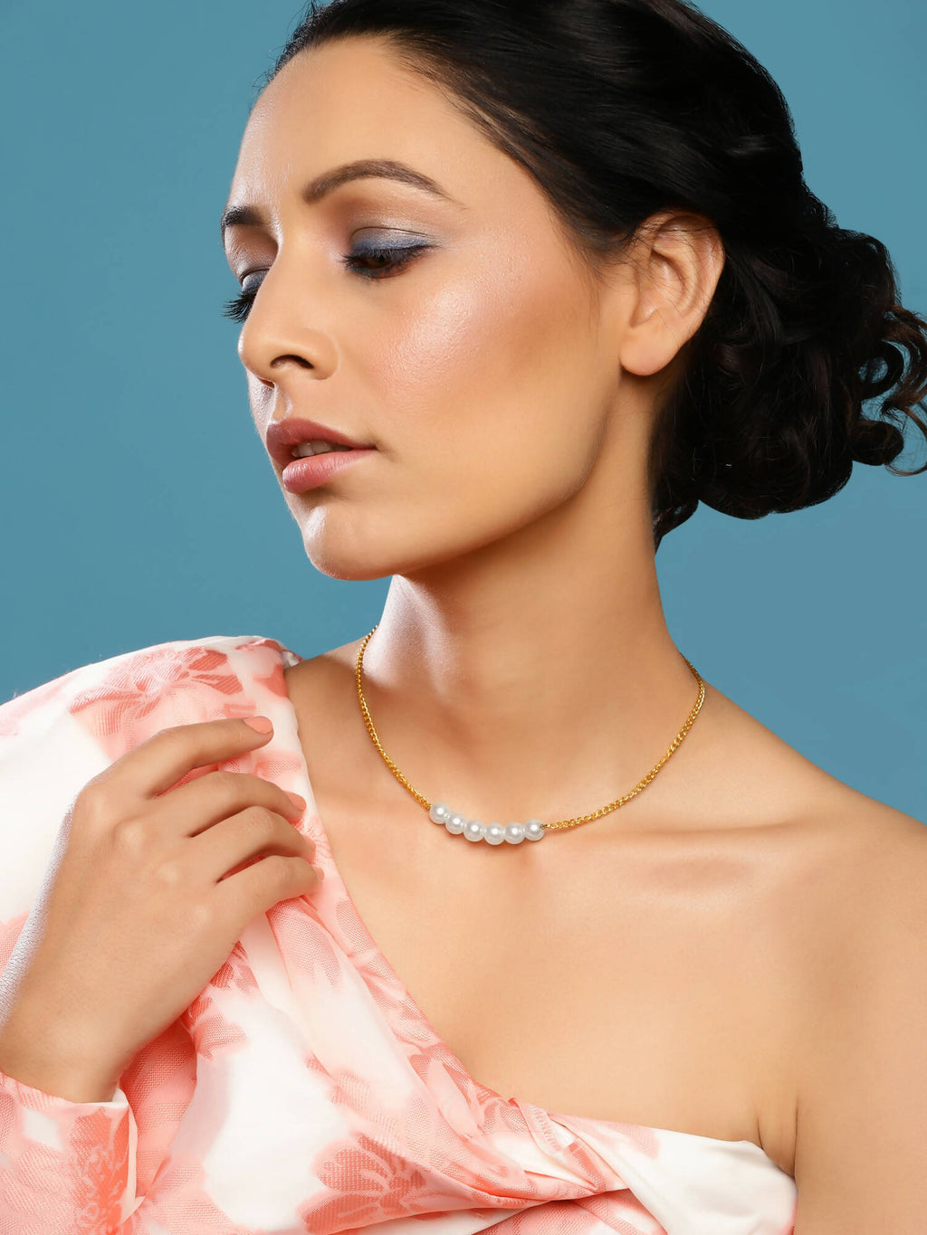 Pearl Neckpiece - Ruby Raang | Grocsy