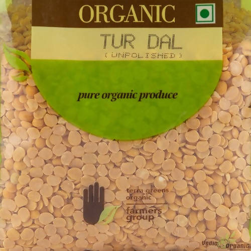 Terra Greens Organic Tur Dal (Unpolished) | Grocsy