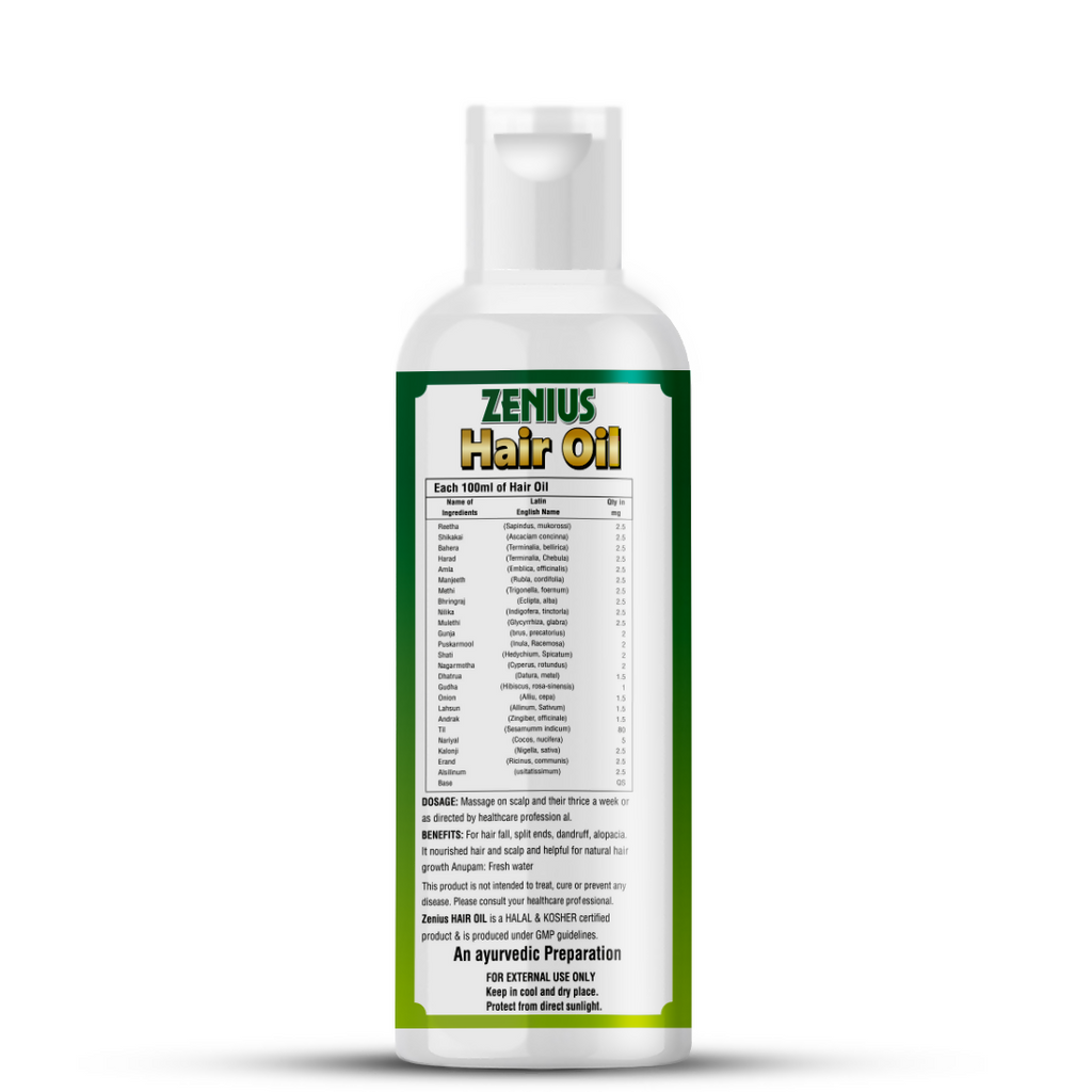 Zenius Hair Oil for Shiny and Long Hairs | Grocsy