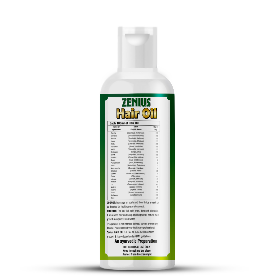 Zenius Hair Oil for Shiny and Long Hairs | Grocsy