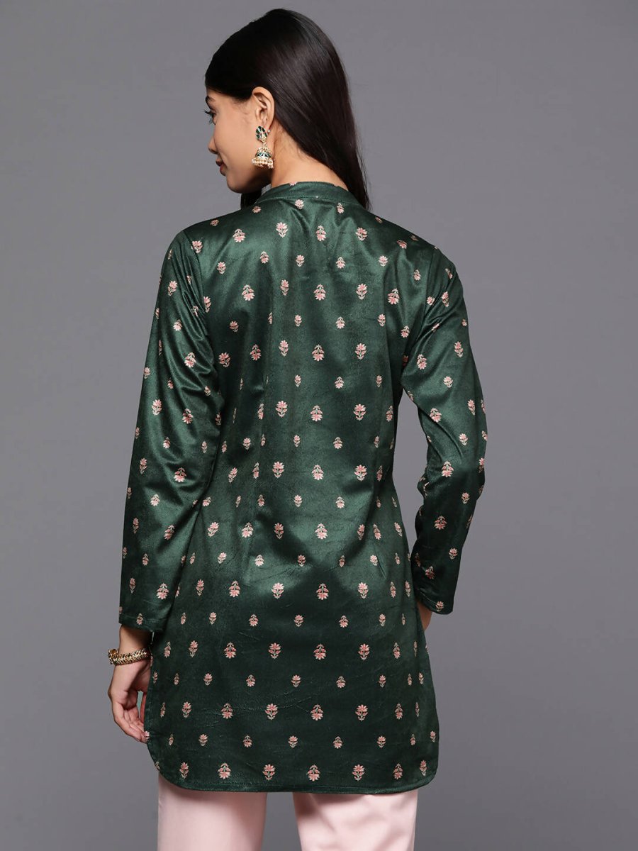 Ahalyaa Women's Traditional wear Tunic - Green | Grocsy