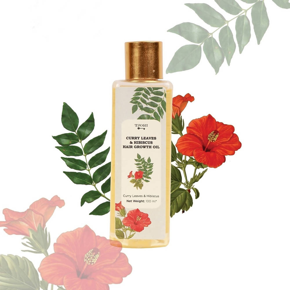Tjori Curry Leaves & Hibiscus Hair Growth Oil | Grocsy