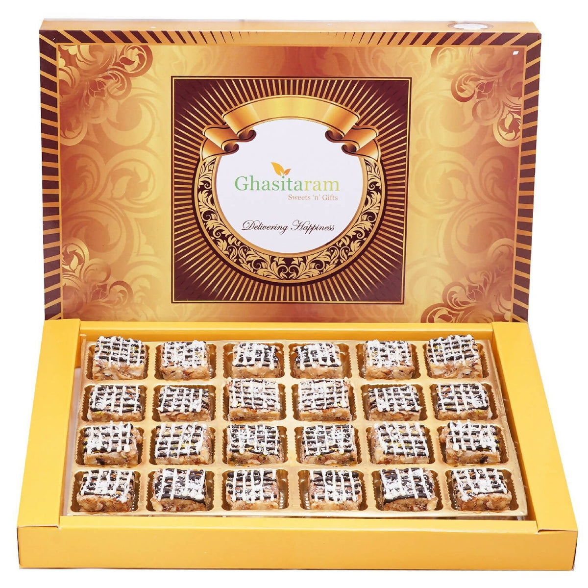 Ghasitaram Coconut Dryfruit Bites | Grocsy