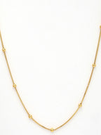 NVR Women's Gold-Polished Minimal Chain | Grocsy