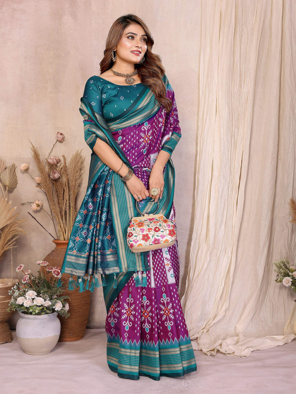 Aastha Fashion Wine Soft Silk Weaving Saree | Grocsy