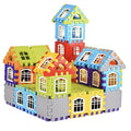 Kipa Multi Colored 72 Pcs Mega Jumbo Happy Home House Building Blocks with Attractive Windows and Smooth Rounded Edges - Building Blocks for Kids | Grocsy