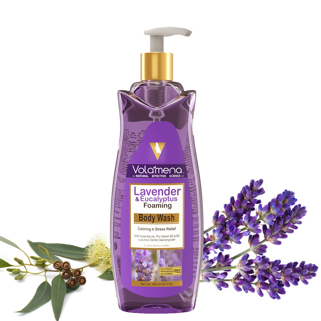 Volamena Lavender & Eucalyptus Foaming Body Wash | Grocsy