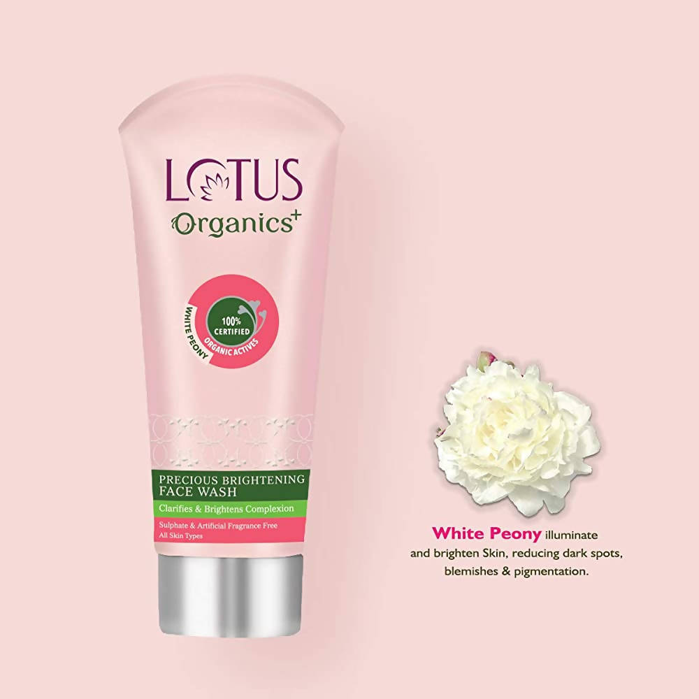 Lotus Organics+ Precious Brightening Face Wash | Grocsy