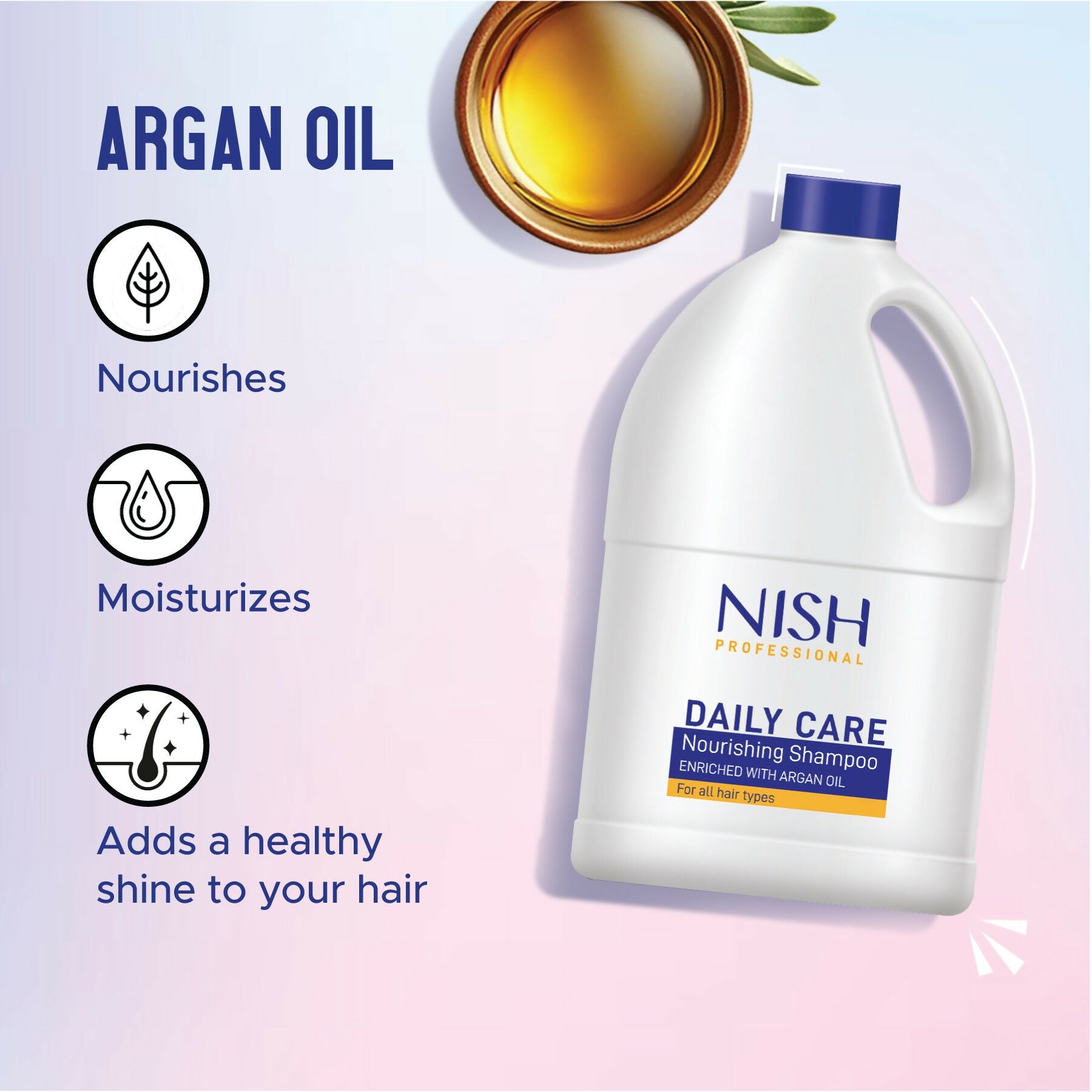 Nish Professional Daily Care Nourishing Shampoo | Grocsy