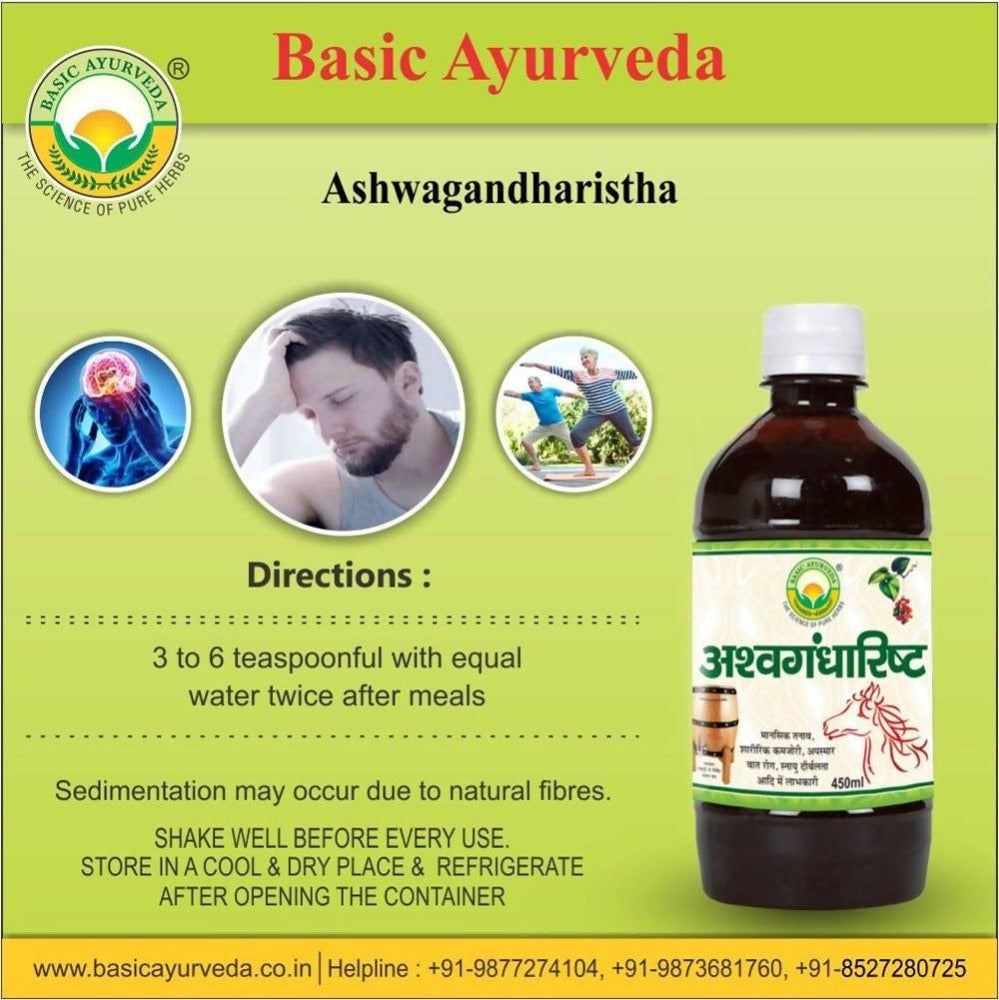 Basic Ayurveda Ashwagandharistha | Grocsy
