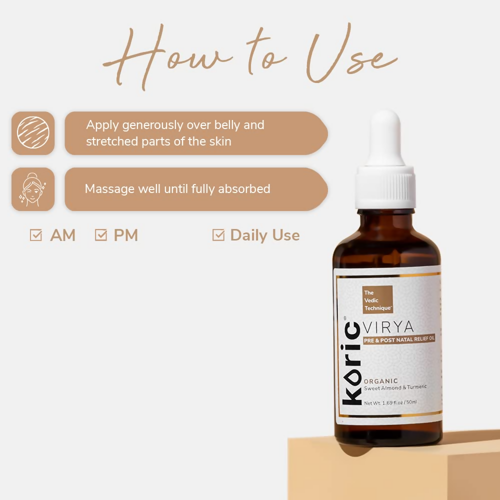 Koric Virya, Pre & Post Natal Relief Oil | Grocsy