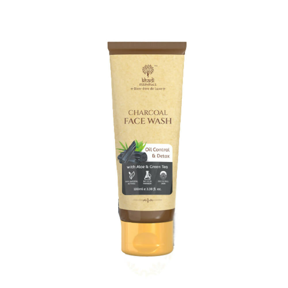 Khadi Essentials Activated Charcoal Face Wash | Grocsy