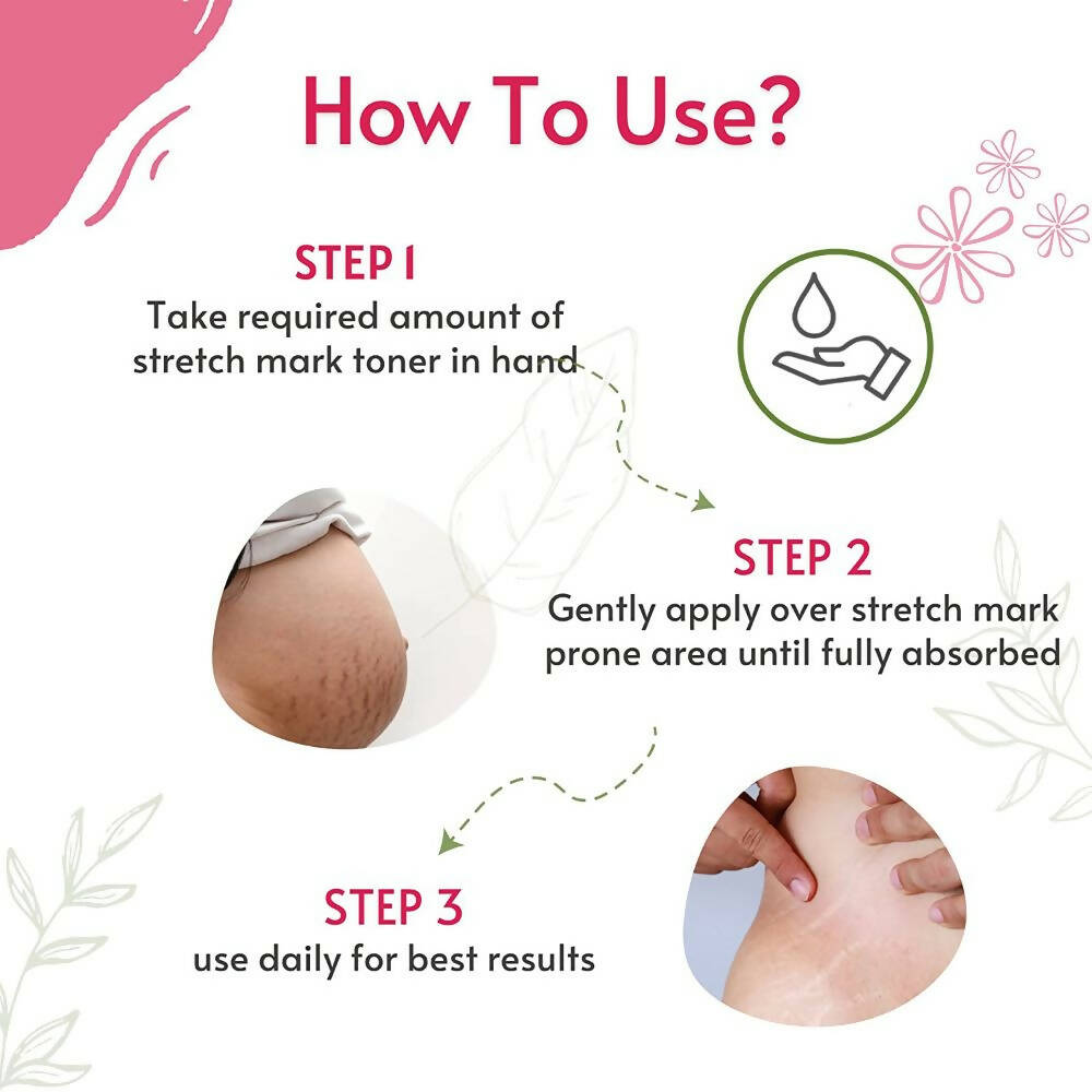 Pokonut Herbal Natural Stretch Mark Toner | Grocsy