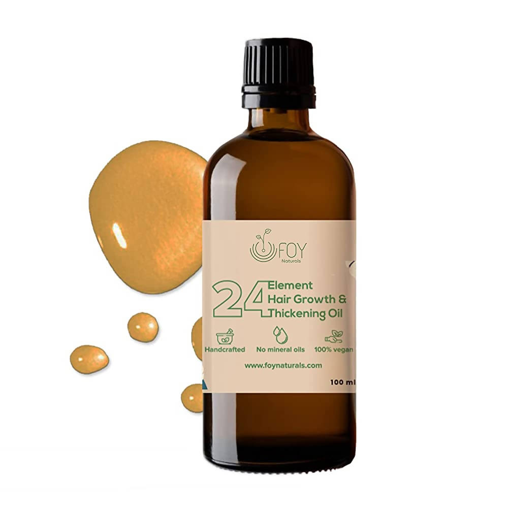 FOY Naturals 24 Element Hair Growth & Thickening Hair Oil | Grocsy