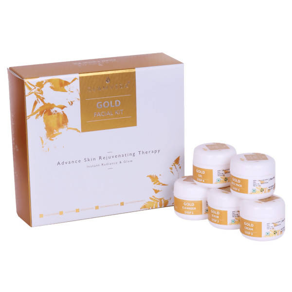 Glamveda Gold Radiance & Rejuvenation Facial Kit | Grocsy