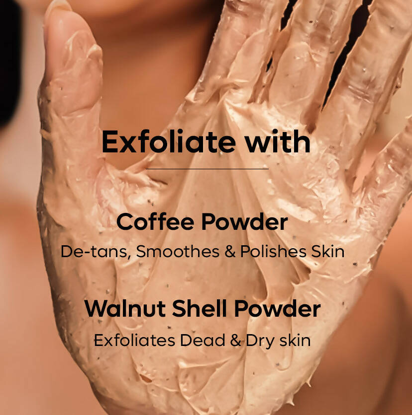 mCaffeine Shimmer Body Scrub with Coffee | Grocsy
