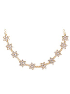 NVR Women's Gold-Polished Traditional Trending Matha Patti | Grocsy