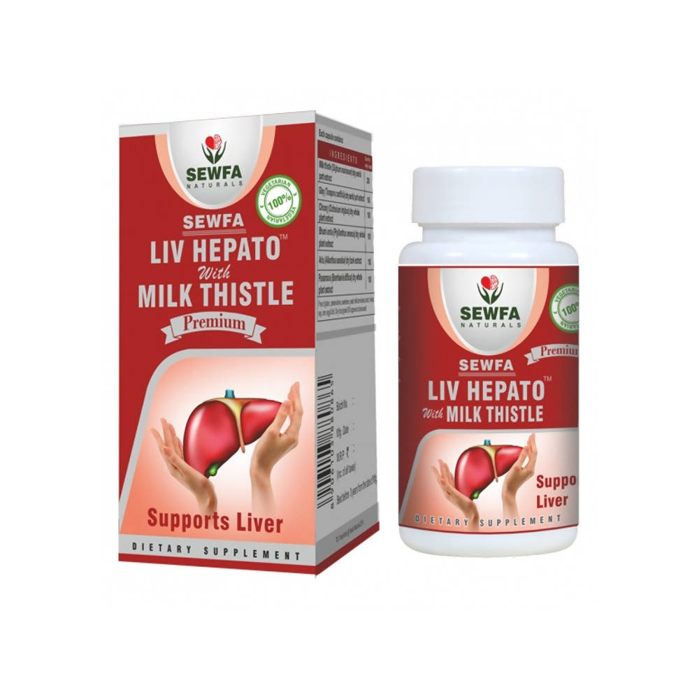 Sewfa Naturals Liv Hepato with Milk Thistle Capsules | Grocsy