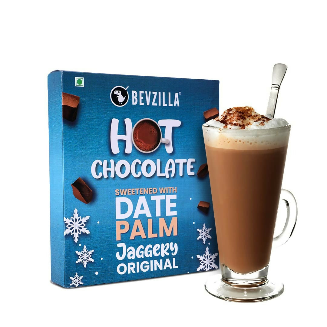 Bevzilla Hot Chocolate Powder (Original) Drink Powder With Organic Date Palm Jaggery | Grocsy