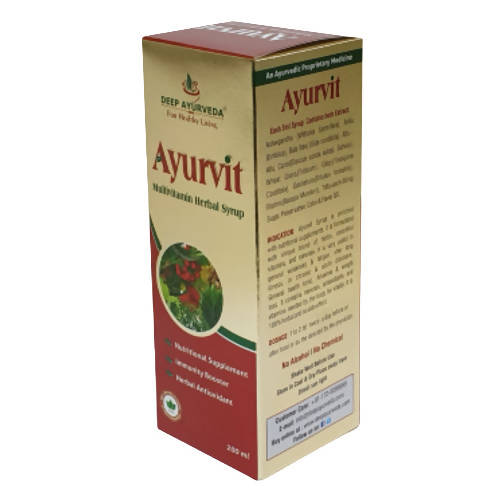 Deep Ayurveda Ayurvit Multivitamin Syrup - Limited Time Offer - Swadesiicart
