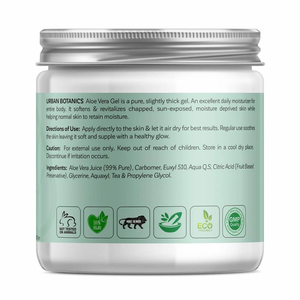 Urban Botanics Natural Care Pure Aloe Vera Gel | Grocsy