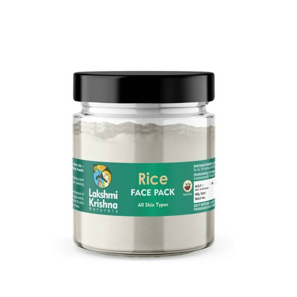 Lakshmi Krishna Naturals Rice Face Pack | Grocsy