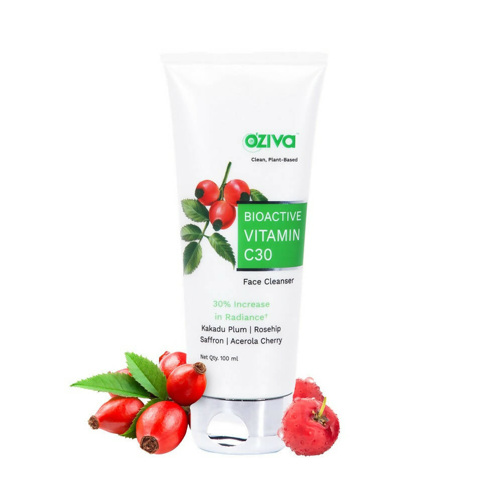 OZiva Bioactive Vitamin C30 Face Cleanser | Grocsy