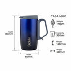 Dubblin Casa Stainless Steel Mug | Grocsy