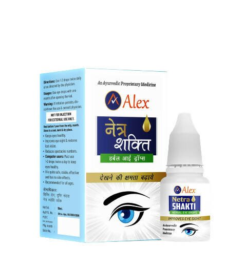 Alex Netra Shakti Herbal Eye Drops | Grocsy