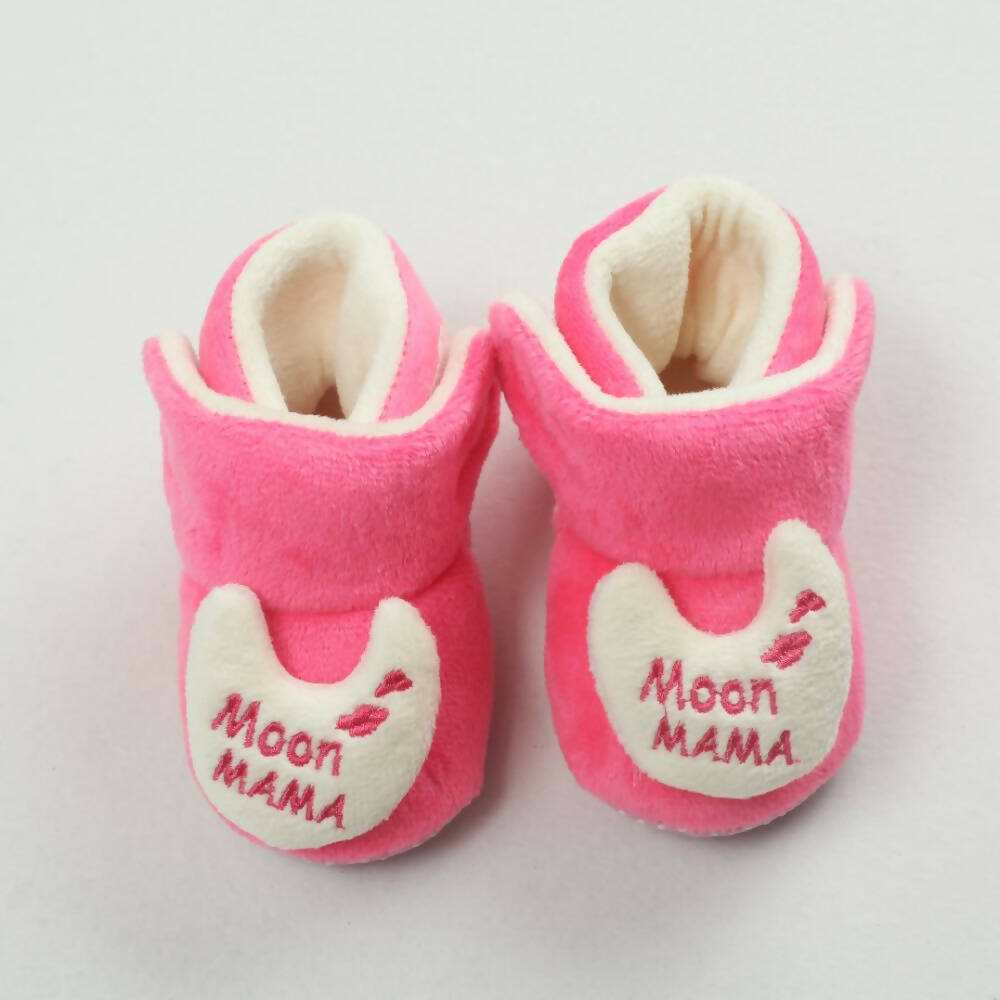 Tiny Bugs For Boys & Girls Baby Winter Booties - Pink | Grocsy