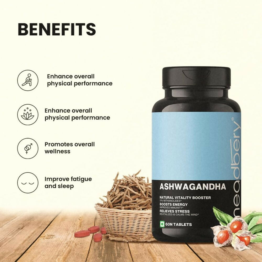 Meadbery Ashwagandha Tablets | Grocsy