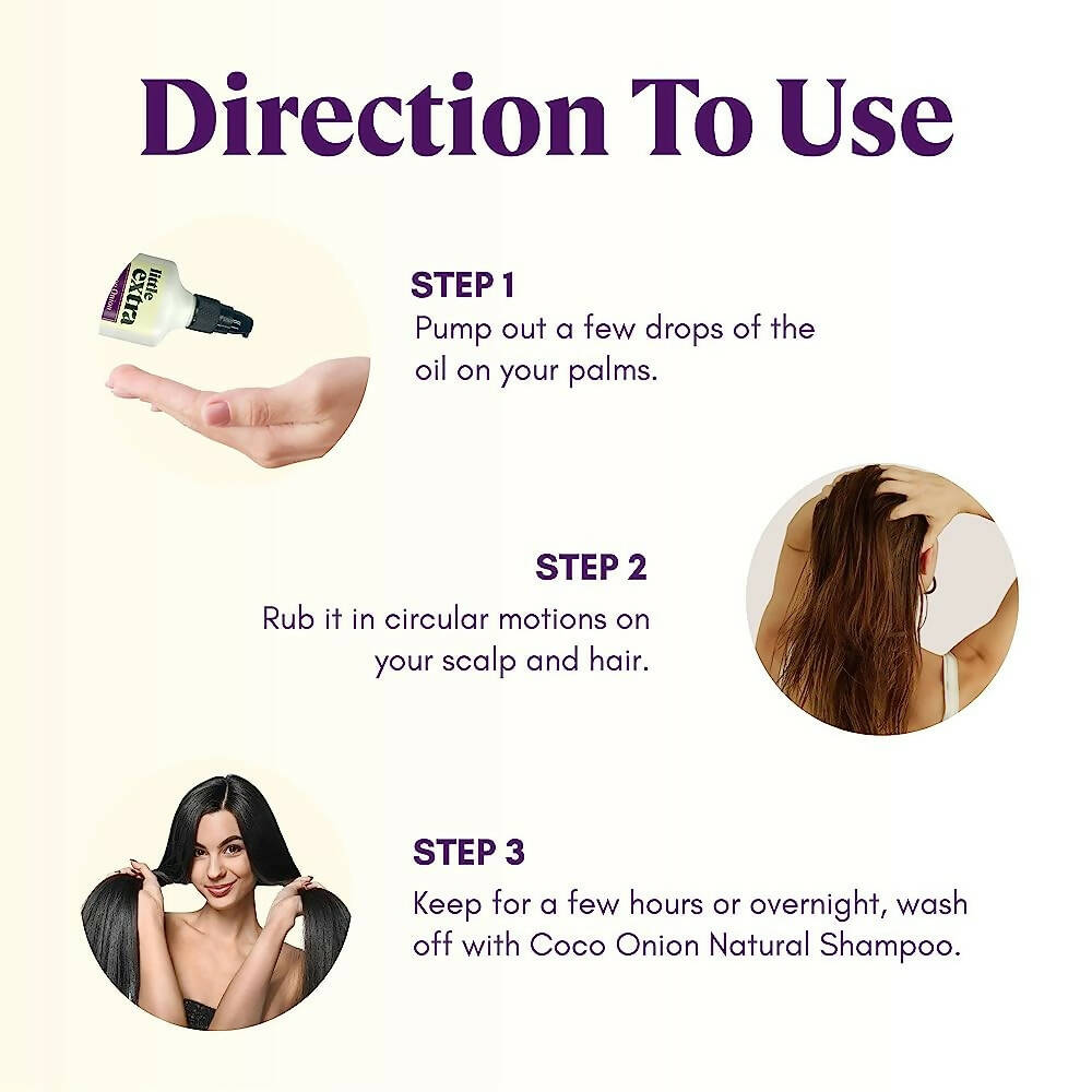 Little Extra Coco Onion Natural Hair Oil | Grocsy