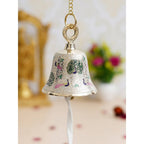 eCraftIndia Multicoloured Brass Hanging Pooja Bell Showpieces | Grocsy