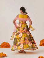 Joban Fashion Girl's Yellow Color Lehenga Choli | Grocsy