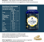 Biovitalia CoQ10 200 mg Coenzyme Q10 Supplement Capsules | Grocsy