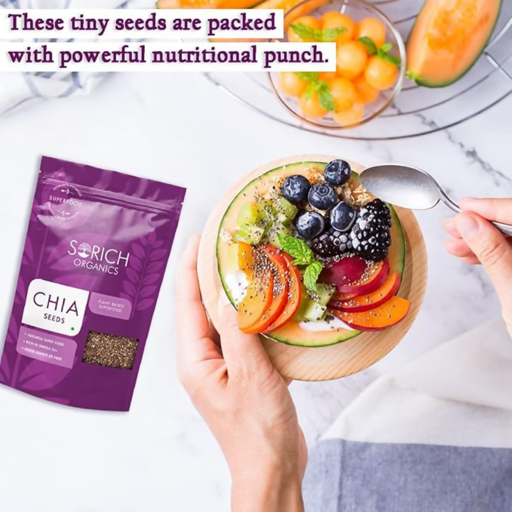 Sorich Organics Raw Chia Seeds and Flax Seeds | Grocsy