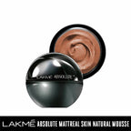 Lakme Absolute Skin Natural Mousse Mattreal Foundation - Rick Walnut | Grocsy