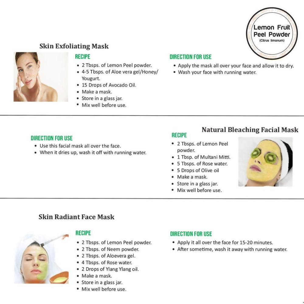 VedicAyurveda Lemon Peel Powder | Grocsy