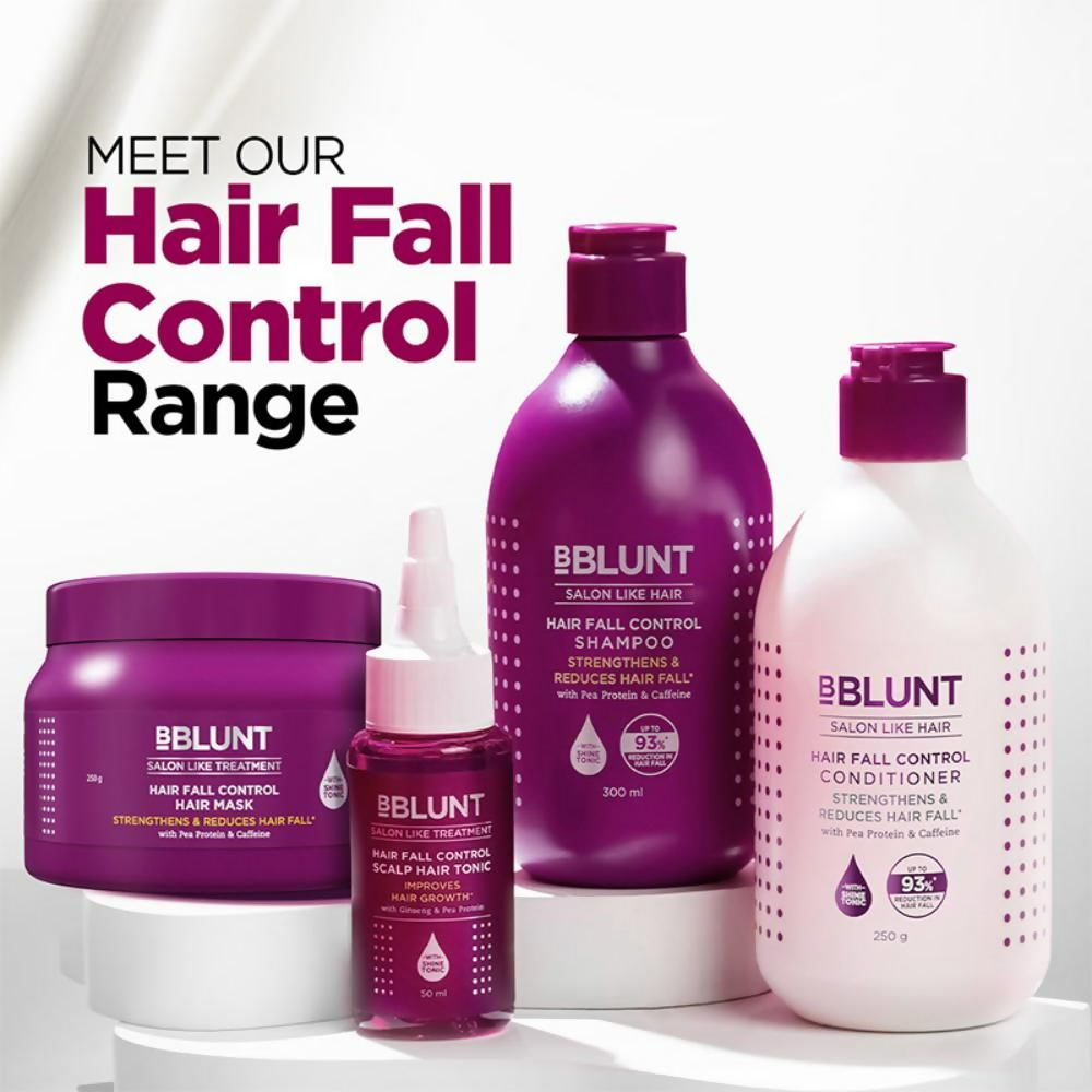 BBlunt Hair Fall Control Hair Mask With Pea Protein & Caffeine - Limited Time Offer | Grocsy