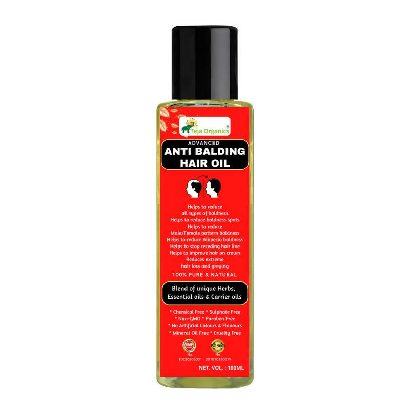 Teja Organics Advanced Anti Balding Hair Oil | Grocsy