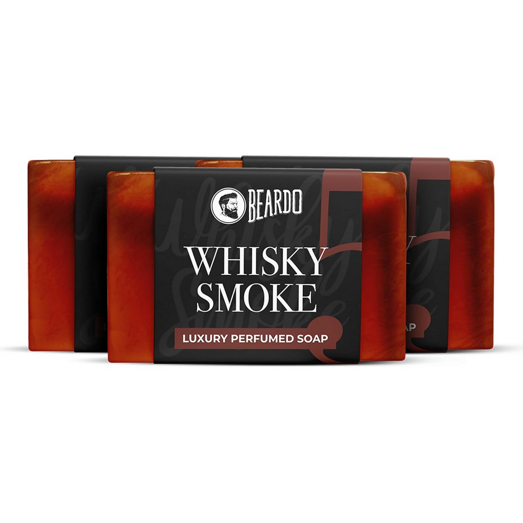 Beardo Whisky Smoke Perfumed Luxury Soap for Men | Grocsy