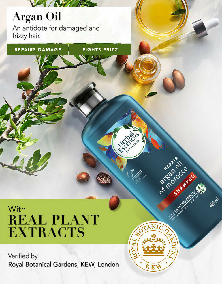 Herbal Essences Argan Oil Shampoo & Conditioner For Frizz - Combo | Grocsy