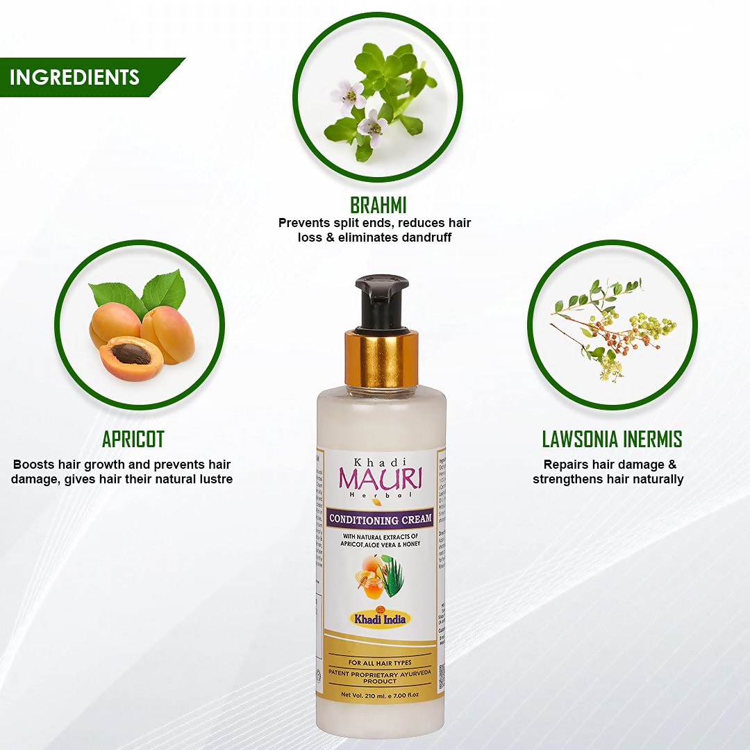 Khadi Mauri Herbal Conditioning Cream Shampoo | Grocsy