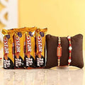 Pearl & Capsule Rakhi With 5 Star | Grocsy