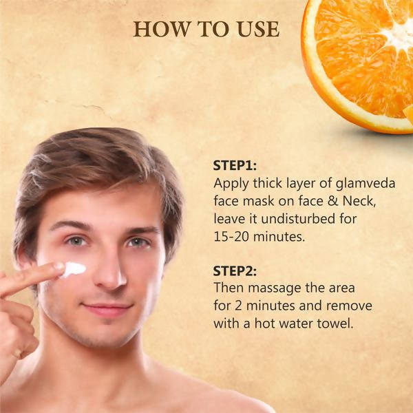Glamveda Men De-Tan Face Mask | Grocsy